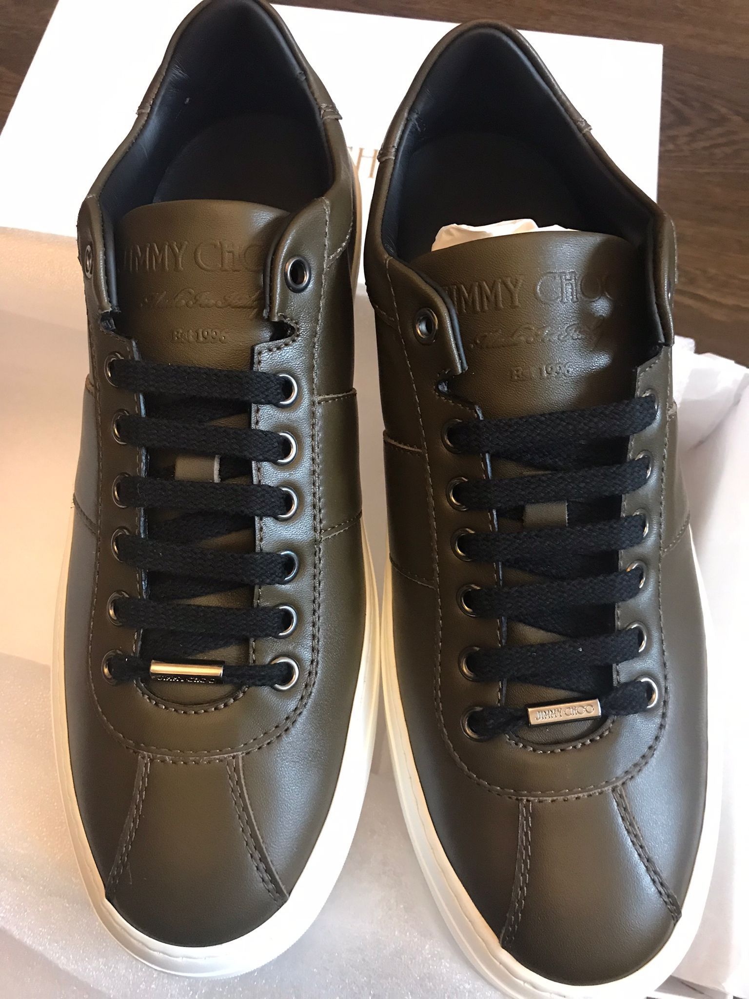 JIMMY CHOO《VIPセール》レザーローカットスニーカーPORTMAN