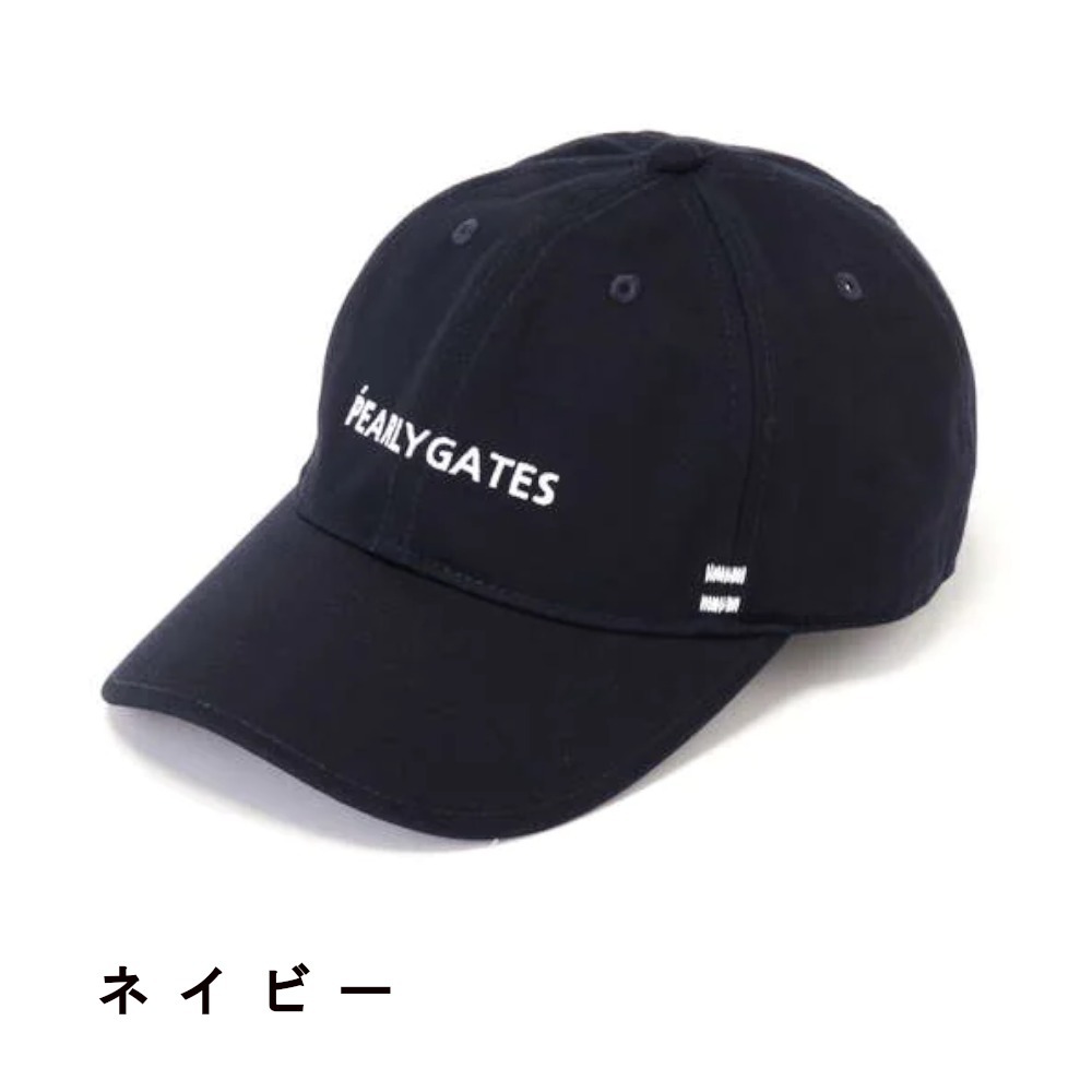 PEARLY GATES メンズ・アクセサリー PEARLY GATES ☆【定番】シンプルロゴ キャップ (UNISEX) × 2色(12)