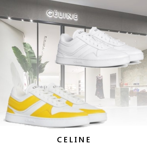 新入荷 CELINE◆レースアップ カーフスキン / ロースニーカー スニーカー 新入荷 CELINE◆レースアップ カーフスキン / ロースニーカー スニーカー