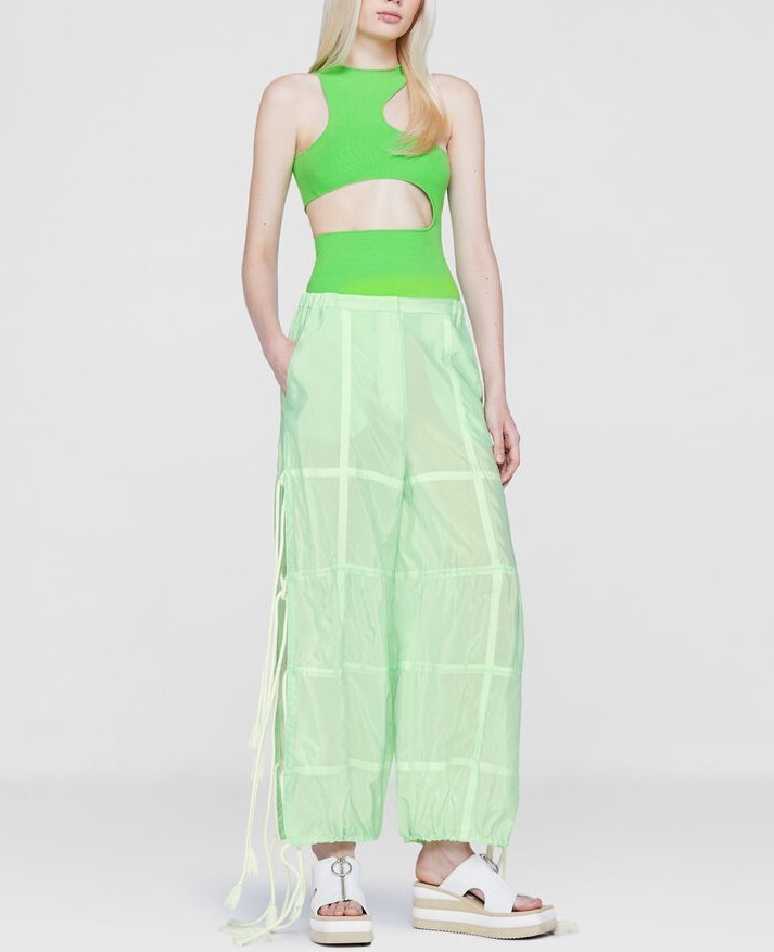 Stella McCartney パンツ 【Stella McCartney】直営 ドローストリング パラシュートパンツ(5)