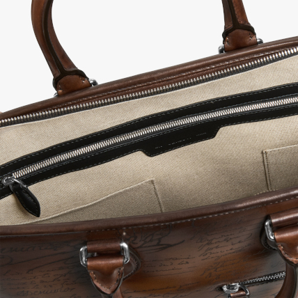 【BERLUTI】UnJourスモールドレープレザー ブリーフケース 全2色 BERLUTI】UnJourスモールドレープレザー ブリーフケース 全2色