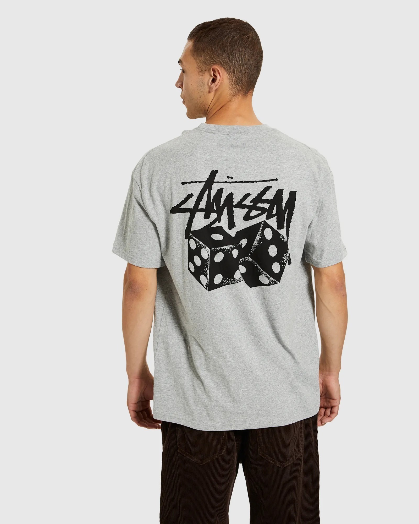 STUSSY ステューシー PAIR OF DICE 半袖 ロゴ入り Tシャツ STUSSY ステューシー PAIR OF DICE 半袖 ロゴ入り Tシャツ
