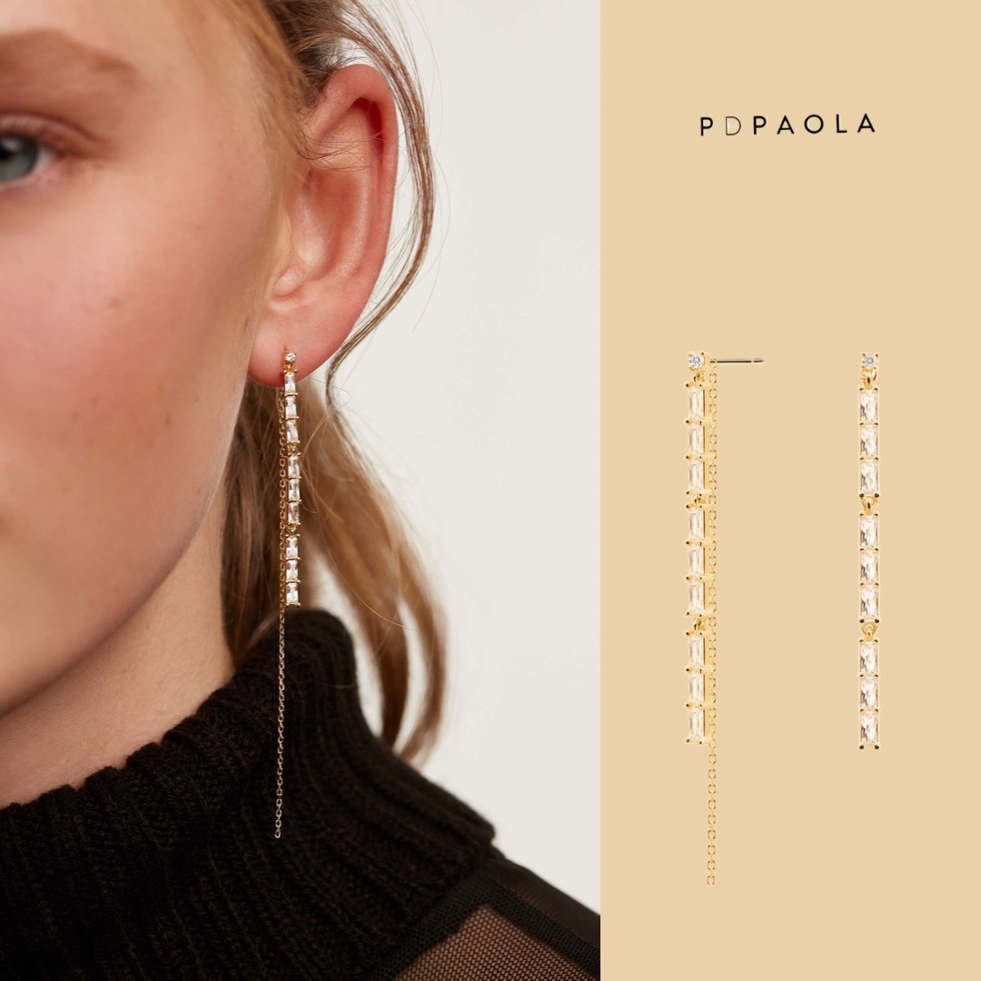 世界的に有名な 【関税送料込】PDPAOLA◆ゆらゆら/IDRISゴールドピアス ピアス 世界的に有名な 【関税送料込】PDPAOLA◆ゆらゆら/IDRISゴールドピアス ピアス