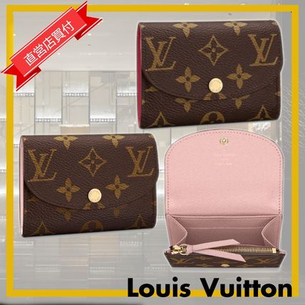 ピンク系 Louis Vuitton MONOGRAM x 折りたたみ財布(レディース ...