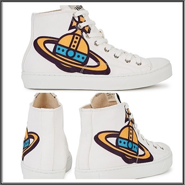 100%正規品 Westwood 関税送料込Vivienne Orb Sneakers High-top Print スニーカー 100%正規品 Westwood 関税送料込Vivienne Orb Sneakers High-top Print スニーカー