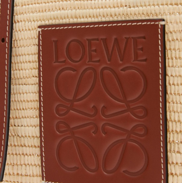 LOEWE ハンドバッグ 大人気★LOEWE スクエア バスケット スモール ハンドバッグ ロゴ(5)