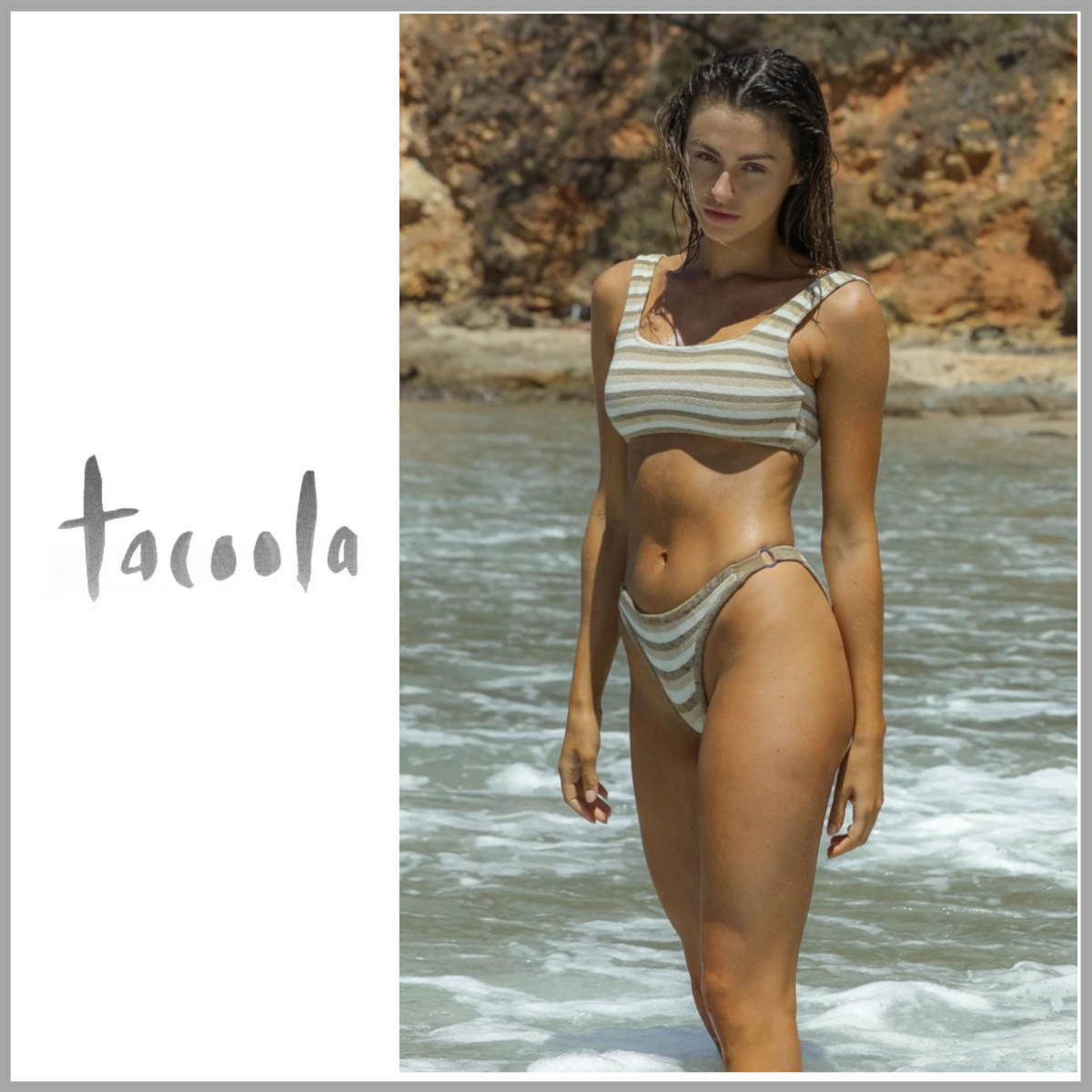 【タクーラ】★MOCHA STRIPE MINNIETOP★VEGA BOTTOMS★海外限定 ビキニ 【タクーラ】★MOCHA STRIPE MINNIETOP★VEGA BOTTOMS★海外限定 ビキニ