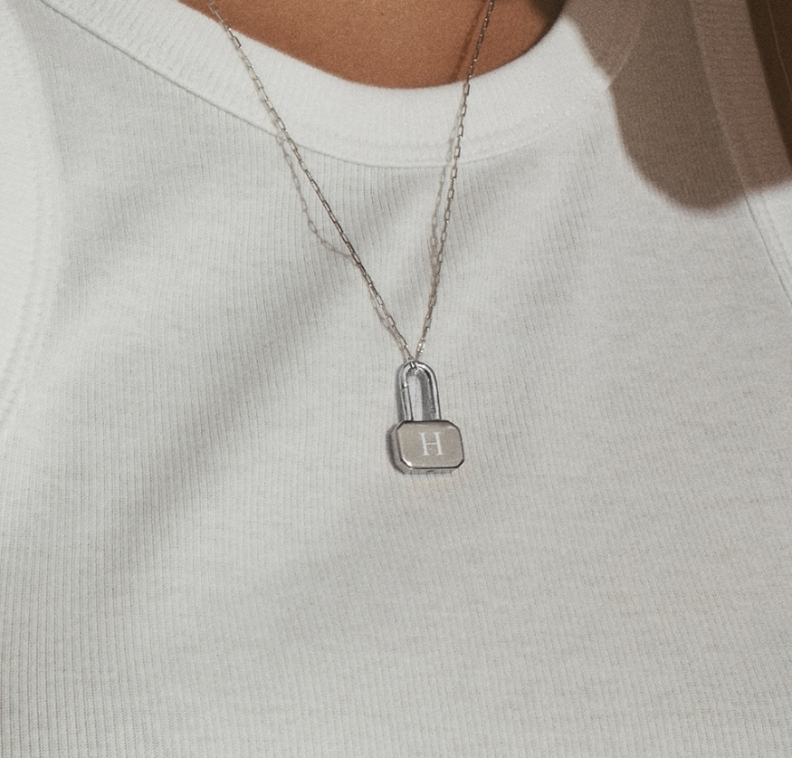【HYERES LOR】Name rock silver pendant M HYERES LOR】Name rock silver pendant M