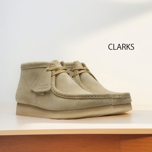 【CLARKS】日本未入荷！Wallabee Boot Maple Suede