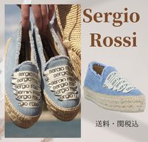 送料関税込】Sergio Rossi ×MANEBI エスパドリーユ シューズ (Sergio ...