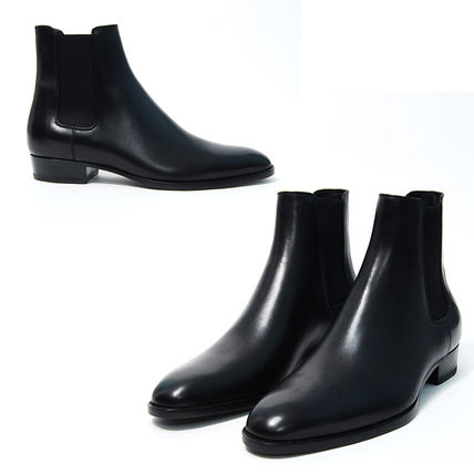 Saint Laurent More Boots Street Style Leather V Tips Boots