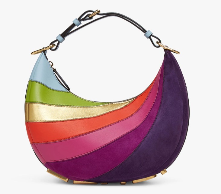 FENDI ショルダーバッグ・ポシェット 海外直営店【FENDI】フェンディグラフィ スモール レザー バッグ(3)