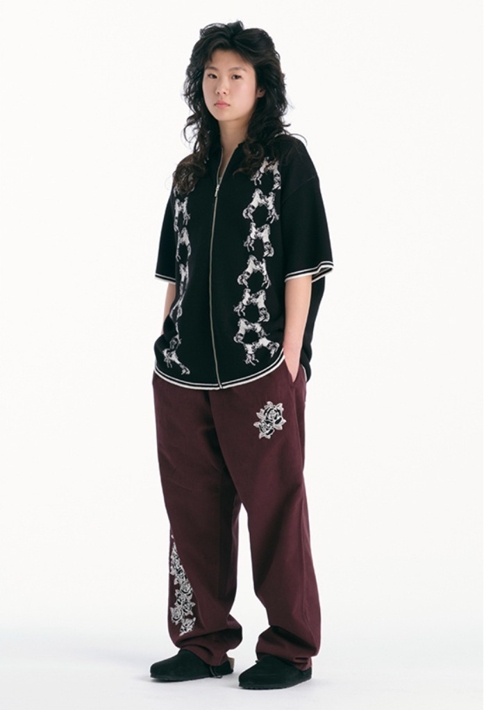 WKNDRS パンツ ☆韓国の人気☆【WKNDRS】☆ROSE PANT.S☆パンツ☆関税込☆(5)