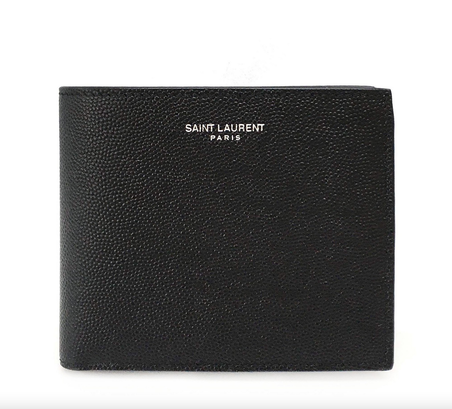 Saint Laurent 折りたたみ財布 プレゼントにも♪【SAINT LAURENT】2つ折り財布☆ブラック(3)
