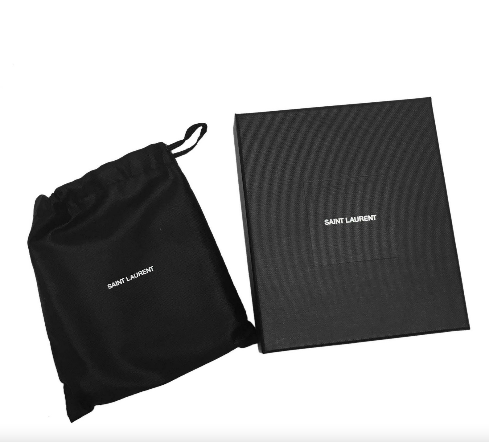 Saint Laurent 折りたたみ財布 プレゼントにも♪【SAINT LAURENT】2つ折り財布☆ブラック(7)