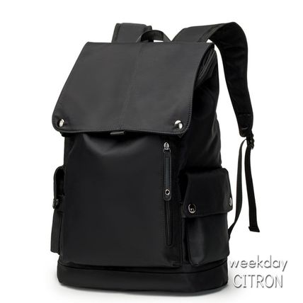 Backpacks Unisex A4 Plain Backpacks