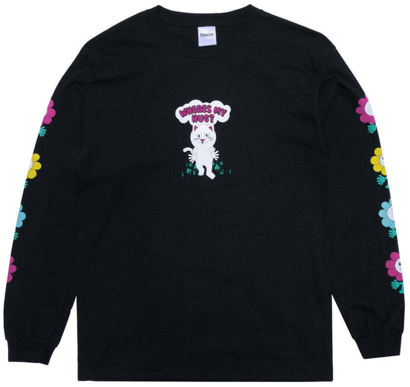 RIPNDIP Tシャツ・カットソー Ripndip Wheres My Hug L/S T-Shirt Black XL Tシャツ(3)