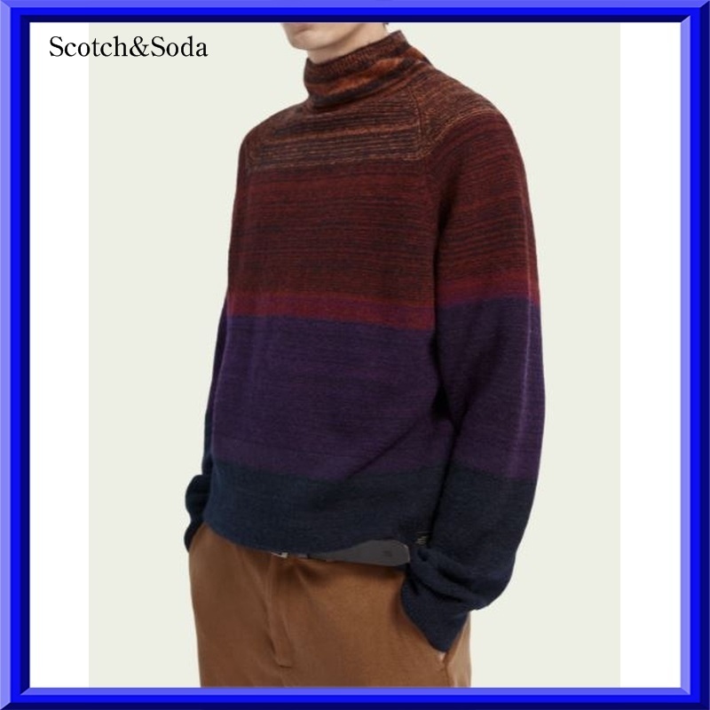 【Scotch&Soda】スコッチアンドソーダ High neck wool-blend ニット・セーター 【Scotch&Soda】スコッチアンドソーダ High neck wool-blend ニット・セーター
