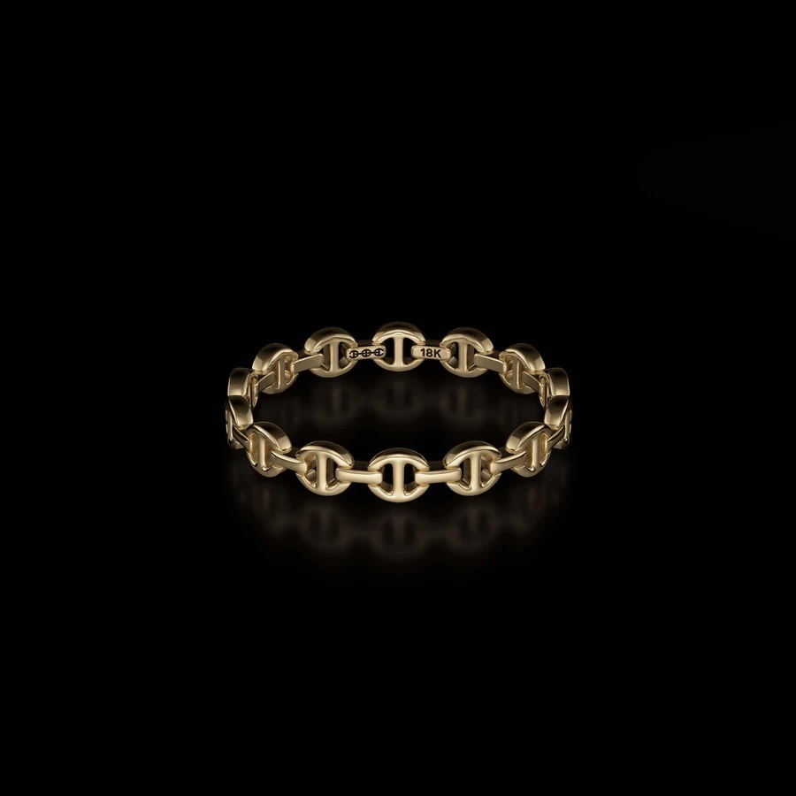 直営店【HOORSENBUHS】18K MICRO DAME TRI-LINK Iリング