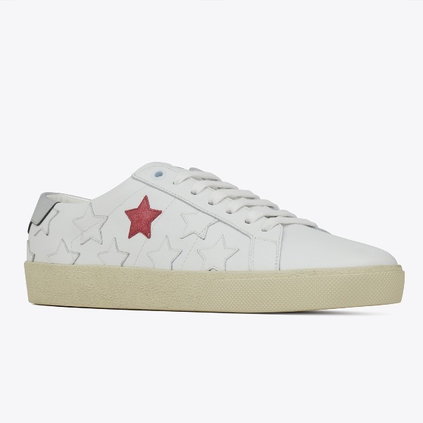 Saint Laurent スニーカー 紳士に★Saint Laurent スニーカ− ホワイト ロ−カット(6)