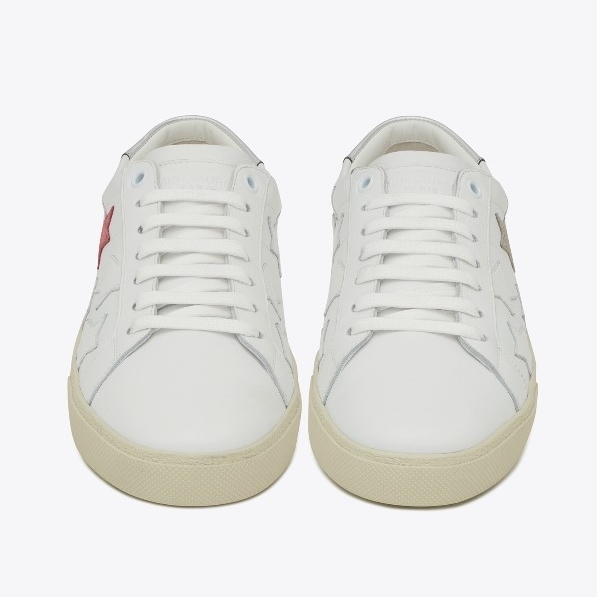 Saint Laurent スニーカー 紳士に★Saint Laurent スニーカ− ホワイト ロ−カット(4)