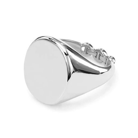 直営店【HOORSENBUHS】925SILVER SIGNET RINGリング