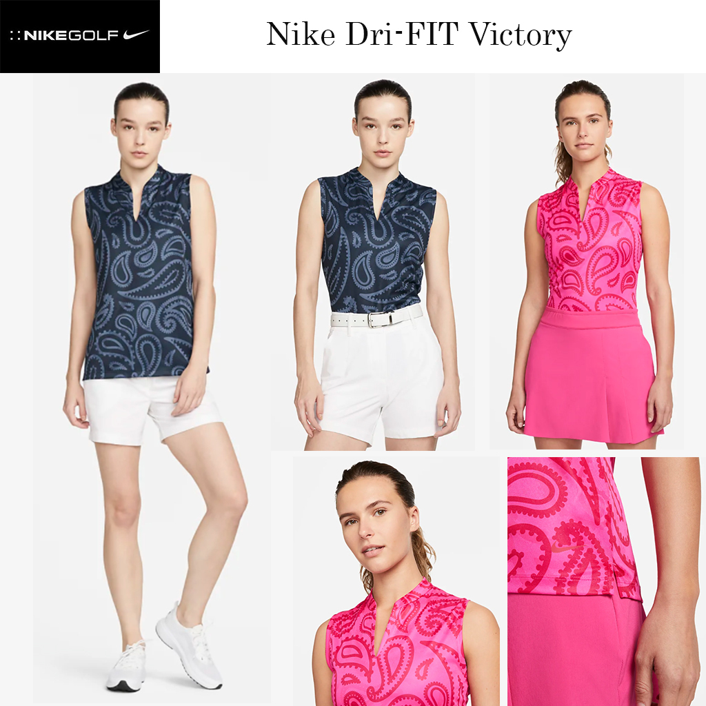 Nike レディース・アウター 新ノースリーブゴルフトップ☆Nike Dri-FIT Victory☆選べる2色(12)