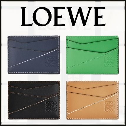 LOEWE】パズル ステッチ プレーン カードホルダー 全4色 (LOEWE/カード