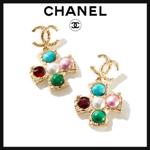 が大特価! 【カラフル華やか♪】CHANEL シャネル*ピアス ピアス が大特価! 【カラフル華やか♪】CHANEL シャネル*ピアス ピアス