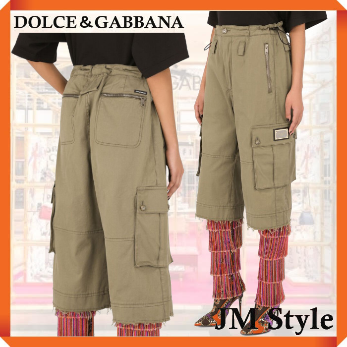 【売り切り御免!】 新着☆DOLCE&GABBANA☆カーゴパンツ ギャバジン ビッグポケット パンツ 【売り切り御免!】 新着☆DOLCE&GABBANA☆カーゴパンツ ギャバジン ビッグポケット パンツ