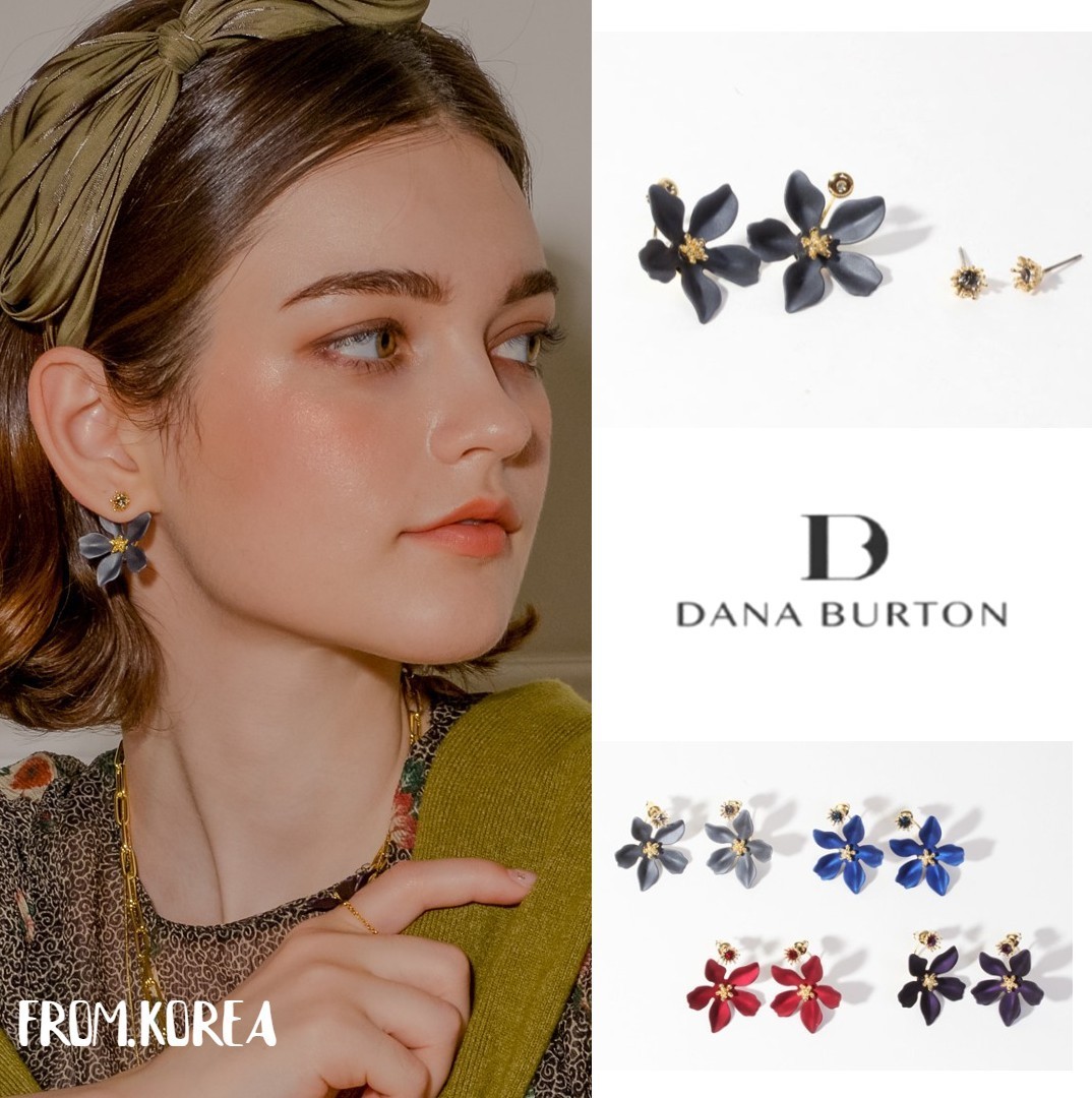【DANA BURTON】Kobus magnolia Stone Accent Back Drop ピアス ピアス 【DANA BURTON】Kobus magnolia Stone Accent Back Drop ピアス ピアス