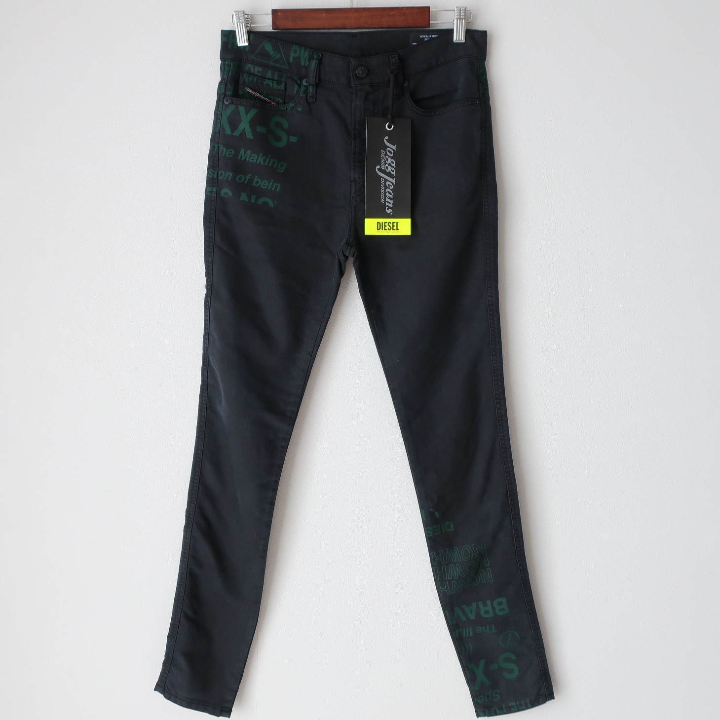 DIESEL デニム・ジーパン ★即発 DIESEL ジョグジーンズ D-REEFT ブラック スキニーデニム(2)