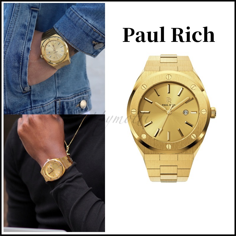 PAUL RICH☆MIDAS TOUCH 45mm / 42mm ゴールド 関税・送料無料 定番