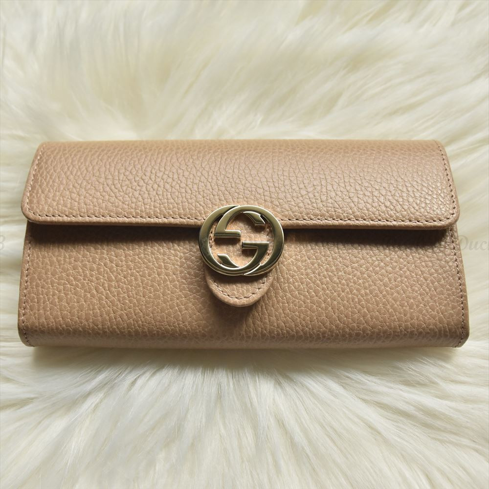 GUCCI グッチ/ インターロッキングG 二つ折り 長財布 (GUCCI/長財布 ...