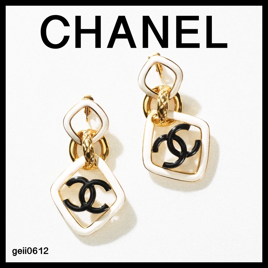 CHANEL ココマークイヤリング 17B 極美品 新作からSALEアイテム等お得な商品満載 純正店舗 美品♡CHANEL 復刻イヤリング☆正規品 シャネル ピアス(両耳用)