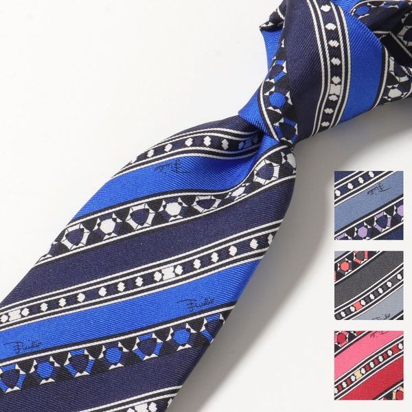 EMILIO PUCCI ネクタイ JI787 シルク プッチ柄
