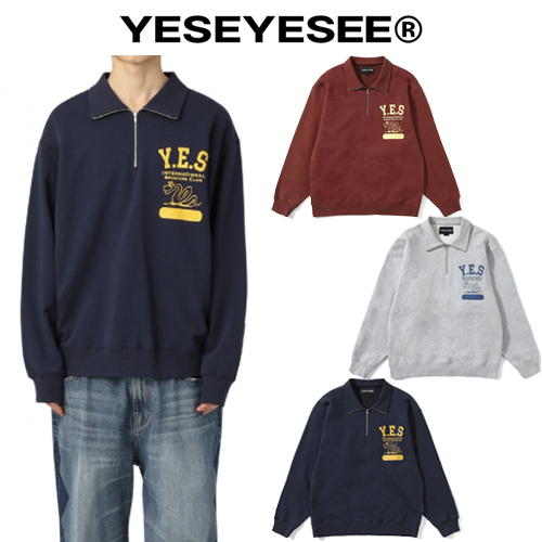 ★2022SS新作★YESEYESEE★SPC-TN Half Zip up