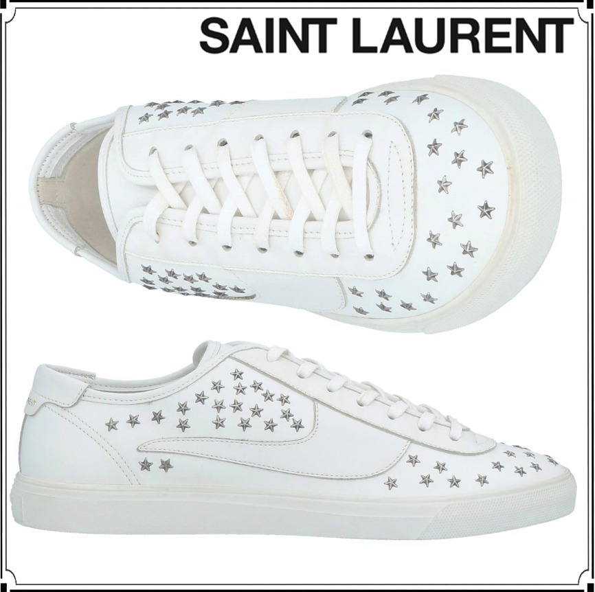 新しく着き LAURENT SAINT 【セール】サンローラン スニーカー スター く日はお得♪ スニーカー Saint サンローラン スタースニーカー Laurent スニーカー