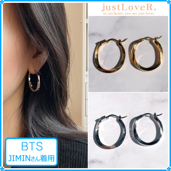 【just LoveR.】Hailey Earrings〜ピアス★BTS JIMINさん着用