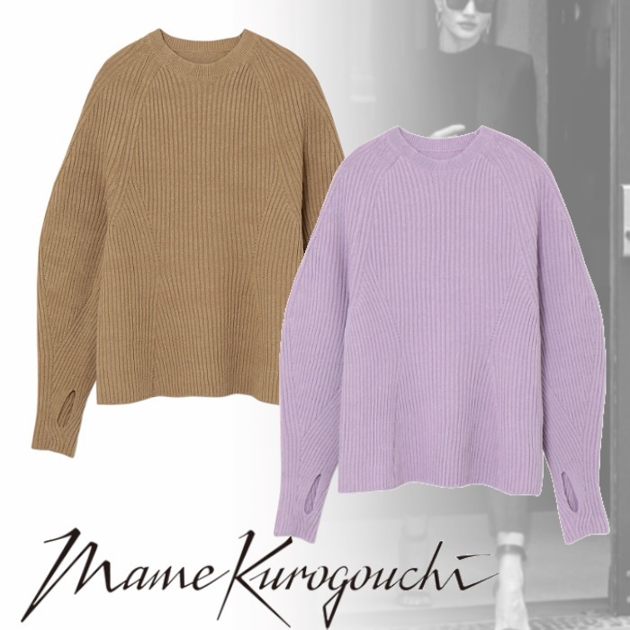 2021新発 すぐ届く◆Mame Kurogouchi◆Washable Linen Knitted Top ニット・セーター 2021新発 すぐ届く◆Mame Kurogouchi◆Washable Linen Knitted Top ニット・セーター