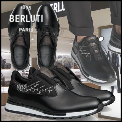 【BERLUTI】 ファスト トラック レザー＆ナイロン スニーカー (Berluti/スニーカー) S5747-GC【BUYMA】