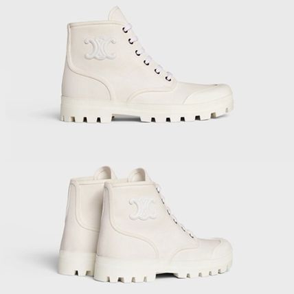 Shop CELINE Women's White Boots | BUYMA