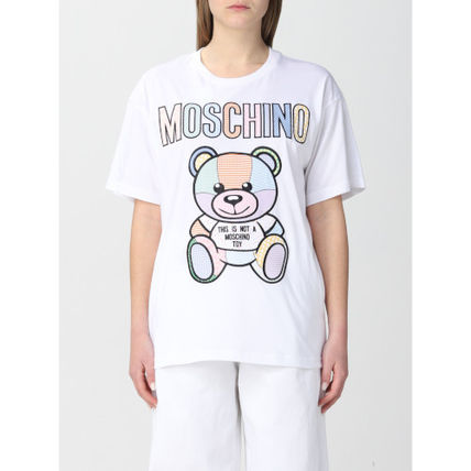 Moschino x Tシャツ・カットソー(レディース) - 海外通販のBUYMA 標準保証 2017ss MOSCHINO teddy モスキーノ テディTシャツ Tシャツ/カットソー(半袖/袖なし)