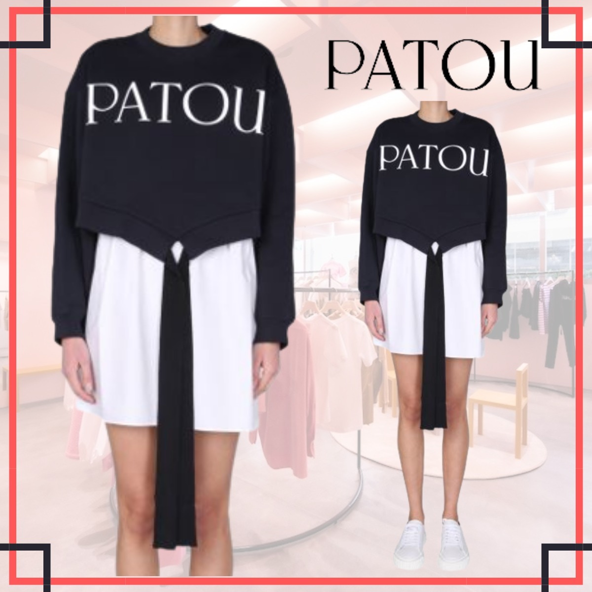 新着商品 PATOU クロップドコットンセーター ニット・セーター 新着商品 PATOU クロップドコットンセーター ニット・セーター