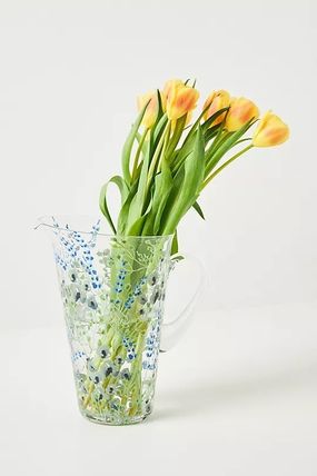 流行に お洒落で可愛いピッチャー花瓶にも アンソロポロジー Vase 最新モデル