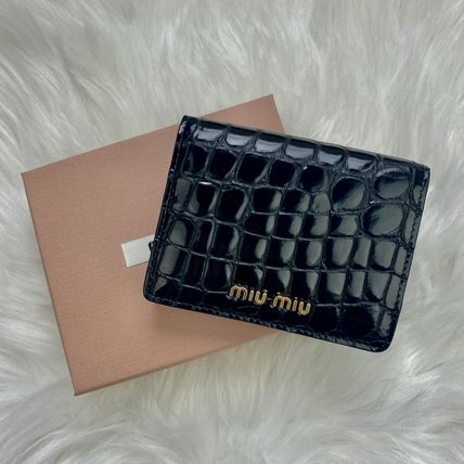 クロコ,財布 MiuMiu(ミュウミュウ) - 海外通販のBUYMA