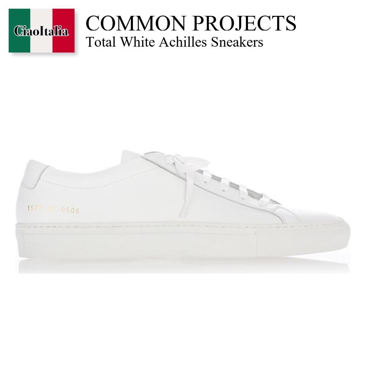 大人気新作 Common Projects Total White Achilles Sneakers スニーカー 大人気新作 Common Projects Total White Achilles Sneakers スニーカー