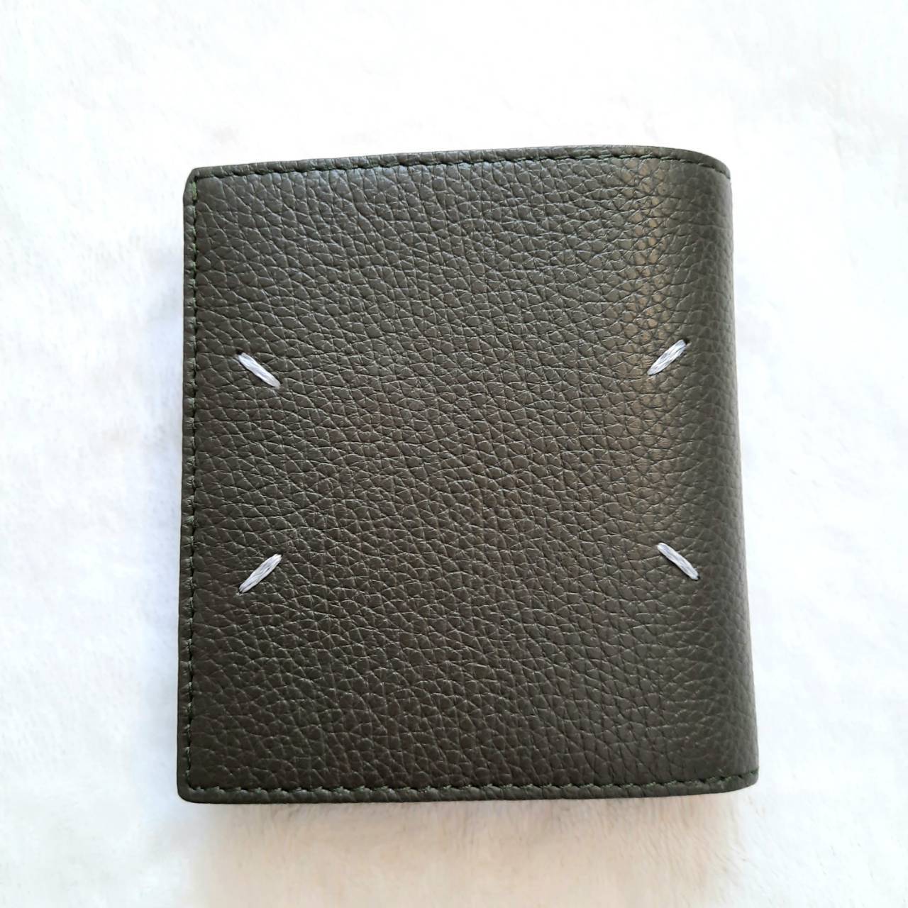 Maison Margiela 折りたたみ財布 Maison Margiela(メゾン マルジェラ)☆二つ折り財布 green(2)