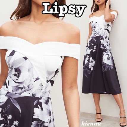 オフショルダー Lipsy x ワンピース・オールインワン(レディース オフショルダー Lipsy x ワンピース・オールインワン(レディース