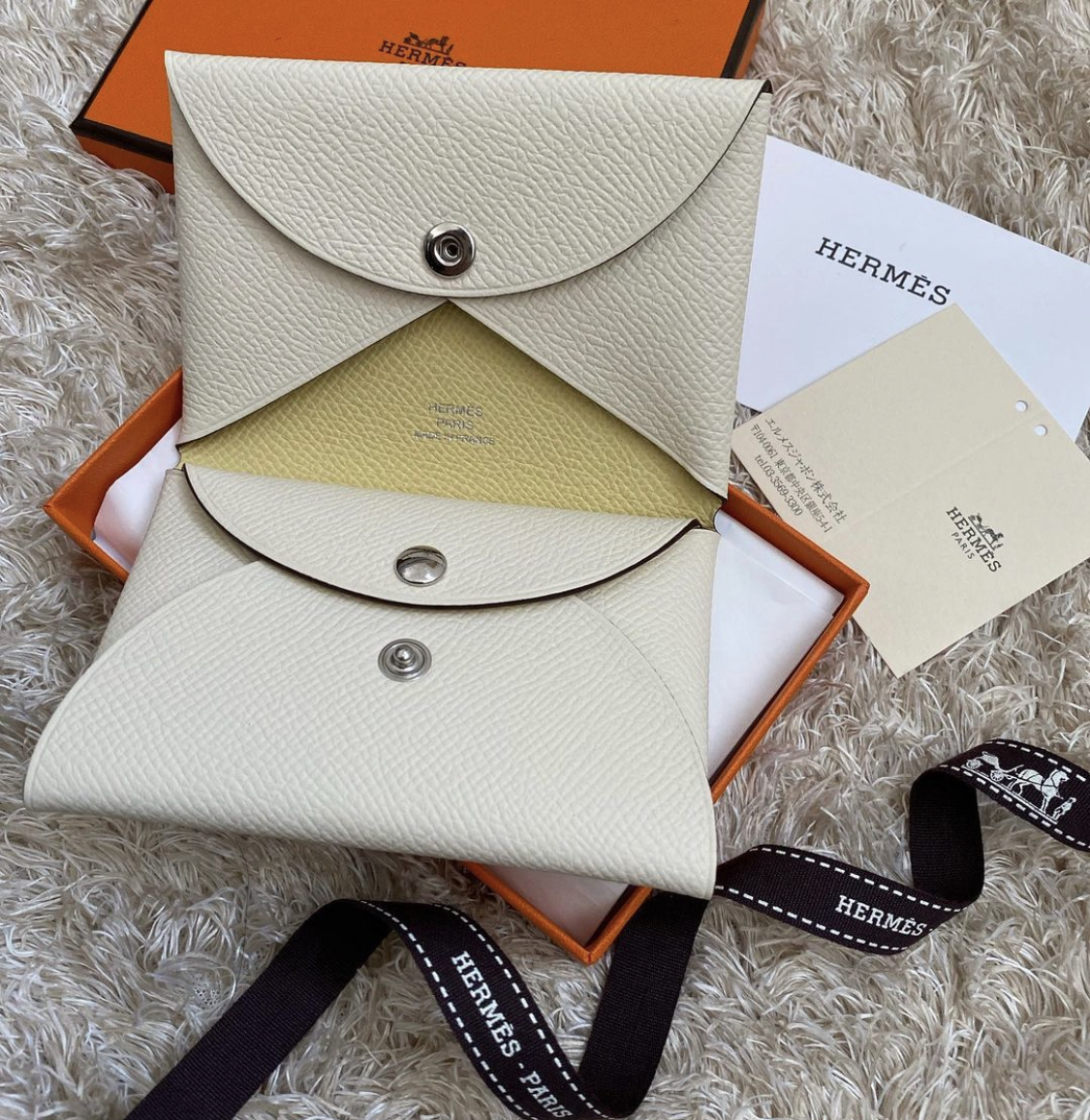 2022ss HERMES エルメス Calvi Duo カルヴィデュオ ミニ財布 (HERMES ...